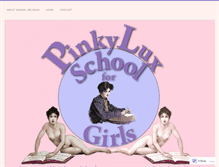 Tablet Screenshot of pinkyluxschoolforgirls.com